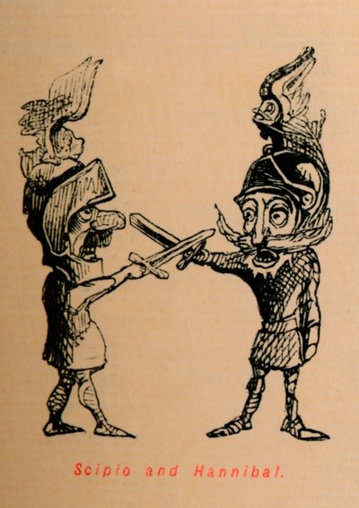Scipione e Annibale, 1852 da John Leech