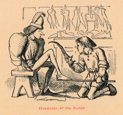 Calzolaio del periodo da John Leech