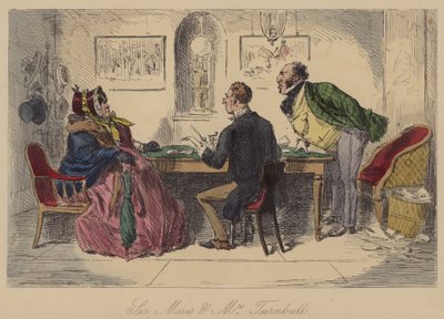Sir Moses e la signora Turnbull da John Leech