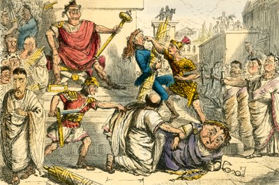 Tarquinius Superbus si fa re da John Leech