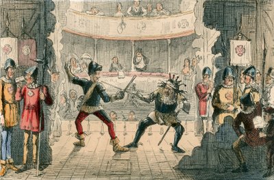 La Battaglia di Bosworth, Una scena nel Grande Dramma della Storia da John Leech