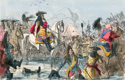 La Battaglia del Boyne da John Leech