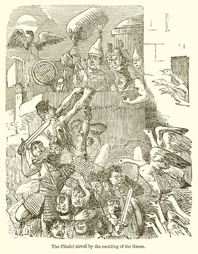 La Cittadella Salvata dal Gracchiare delle Oche da John Leech