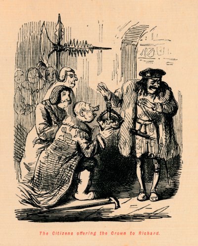 I Cittadini che offrono la Corona a Riccardo da John Leech
