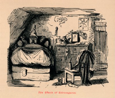 Gli effetti dello spreco, c1860 da John Leech
