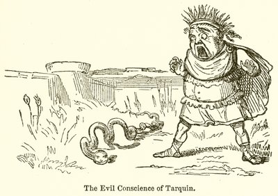La cattiva coscienza di Tarquinio da John Leech