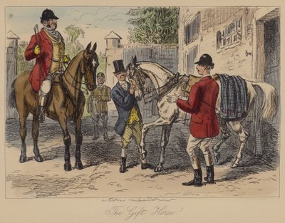 Il cavallo regalo! da John Leech