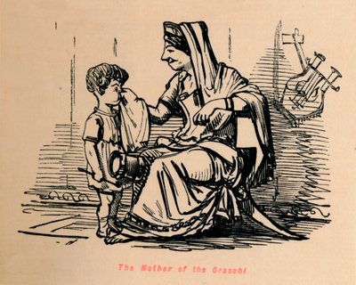 La madre dei Gracchi da John Leech
