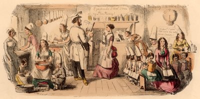 La Scuola Preparatoria per Giovani Signore da John Leech