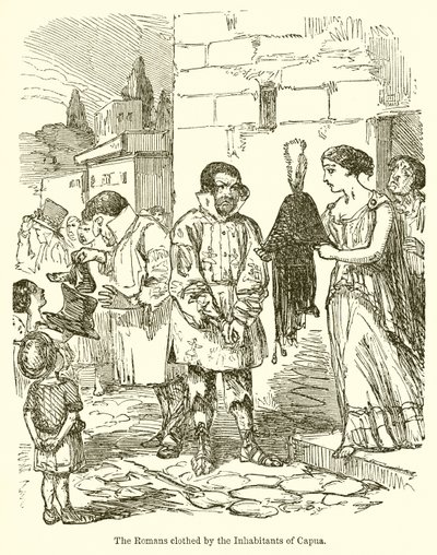 I Romani vestiti dagli abitanti di Capua da John Leech