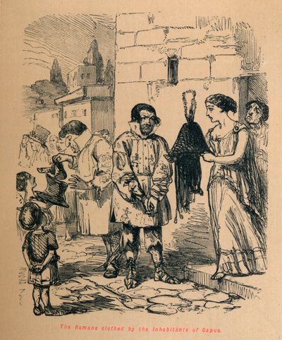 I romani vestiti dagli abitanti di Capua da John Leech