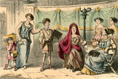 La madre dei Gracchi da John Leech