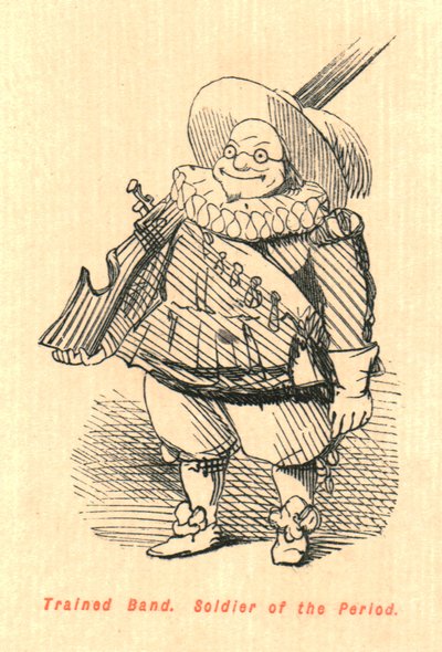 Banda addestrata. Soldato del periodo, 1897 da John Leech