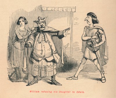 William rifiuta sua figlia a Edwin, c1860, c1860 da John Leech