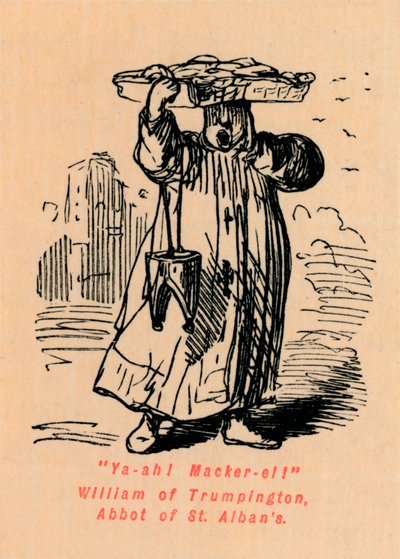 Ya-ah! Macker-el! William di Trumpington, Abate di St. Albans da John Leech