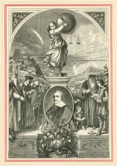 Ritratto di Jacob Cats, sotto figura allegorica della Giustizia Universale da John Leighton