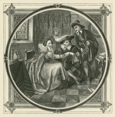 Mentre piange, divora (incisione) da John Leighton