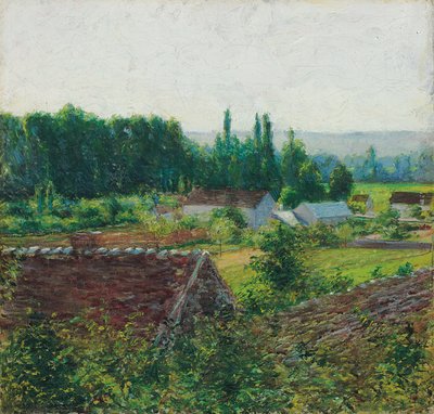 Case coloniche a Giverny, c.1890 da John Leslie Breck