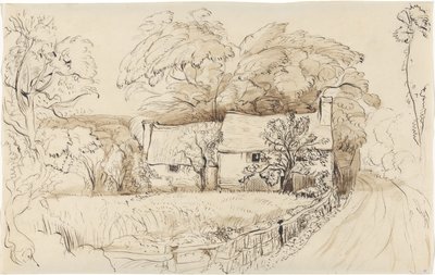 Una fattoria a Shoreham da John Linnell