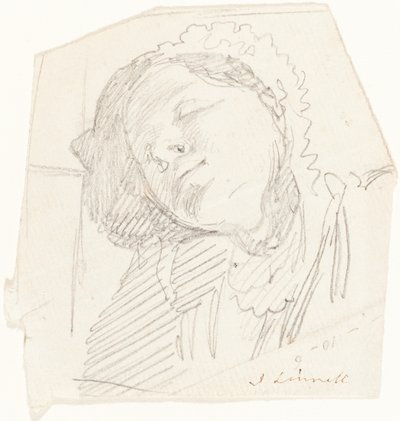 Una donna che riposa da John Linnell
