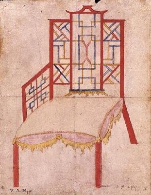 Progetto per sedia Chinoiserie, c.1753 da John Linnell