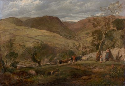 Hanson Toot, veduta in Dovedale da John Linnell