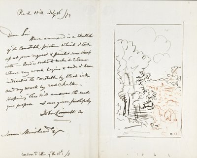 Lettera a James Muirhead da John Linnell