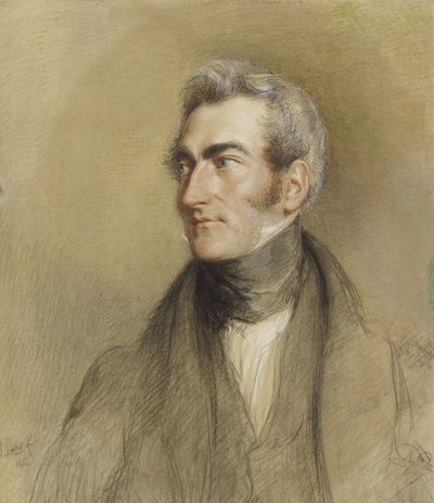 Ritratto di Chambers Hall, 1835 da John Linnell