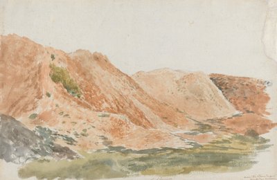 Cave vicino a Ironbridge (Earthworks, Cambridge Terrace) da John Linnell
