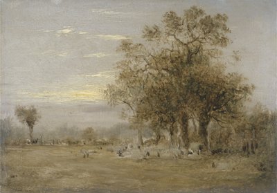Pecore al Pascolo da John Linnell