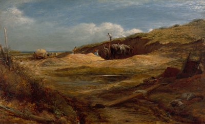 Le cave di sabbia, Hampstead Heath da John Linnell