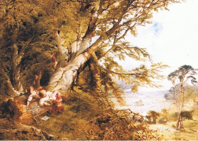 Il nido degli uccelli da John Linnell