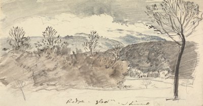 Veduta presso la casa del Sig. Sheppard, The Ridge, Gloucestershire da John Linnell