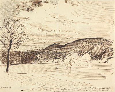 Vista dalla Finestra del Sig. Sheppard, The Ridge, Gloucestershire da John Linnell