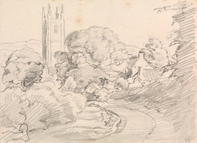 Villaggio di Widecombe da John Linnell