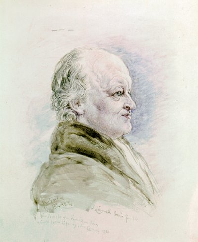 William BLAKE, Ritratto da John Linnell