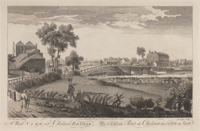 Vista Ovest del Ponte di Chelsea da John Lodge