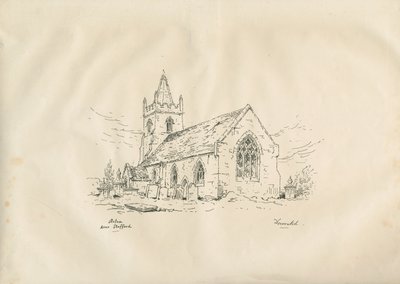 Chiesa di Acton Trussell, 19° secolo da John Louis Petit