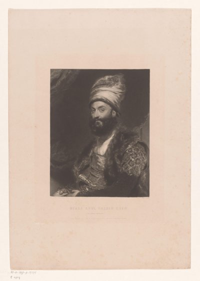 Ritratto di Mirza Abolhassan Khan Ilchi (Ambasciatore persiano) da John Lucas
