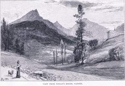 Vista dalla casa di Tiziano, da The Magazine of Art 1893, Cassell and Company da John MacWhirter