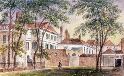 Veduta della Casa e del Museo della Defunta Duchessa di Portland (1715-1785) 1796 da John Mallord Bromley