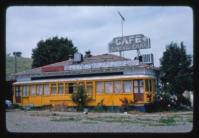 Dining Cars Cafe, Buellton, California, USA da John Margolies