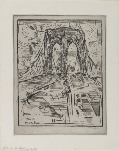Ponte di Brooklyn da John Marin