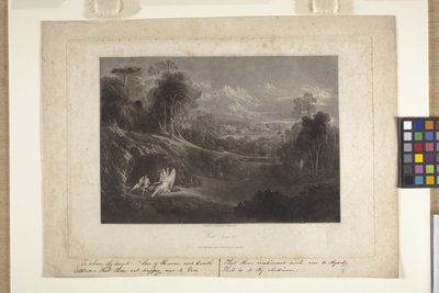 Raffaello che conversa con Adamo ed Eva (mezzatinta) da John Marin