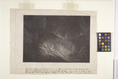 Satana sul lago ardente (mezzatinta) da John Marin