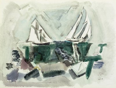 Schooner Yachts, Cara Isola, Maine da John Marin