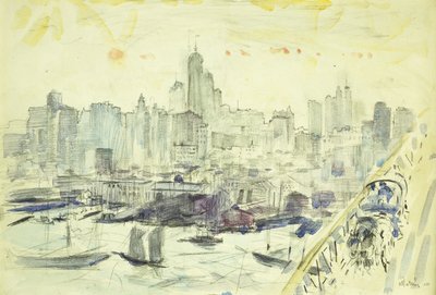 Vicinanza Ponte di Brooklyn da John Marin