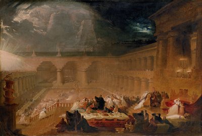 Il banchetto di Baldassarre da John Martin