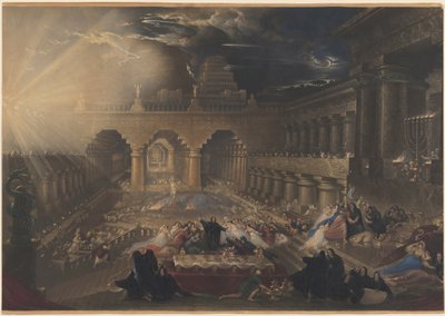 Il banchetto di Baldassarre da John Martin