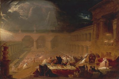 Il Banchetto di Baldassarre da John Martin